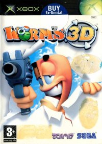 Worms 3D PAL Xbox PAL box art